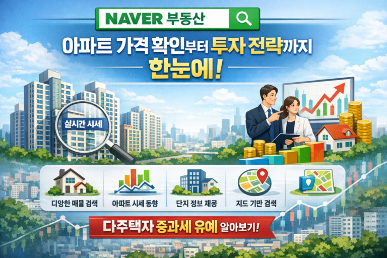 네이버 부동산 활용